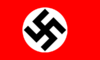 Německá říšská vlajka s hákovým křížem